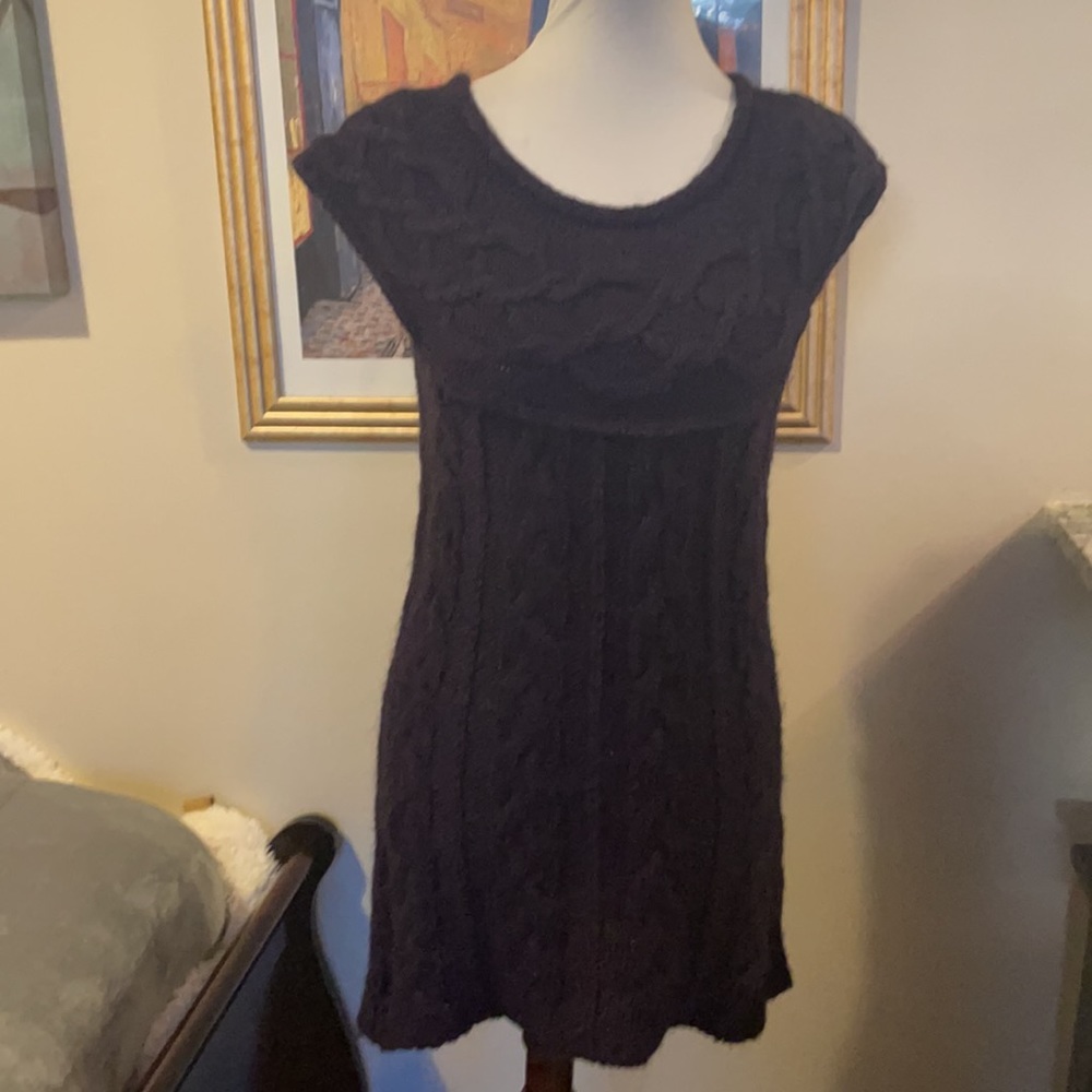 Linea Maglia dark purple dress made/Paris MEDIUM
